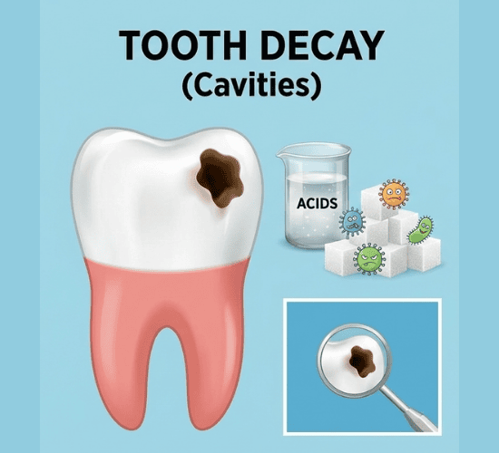 1. Tooth Decay (Cavities)