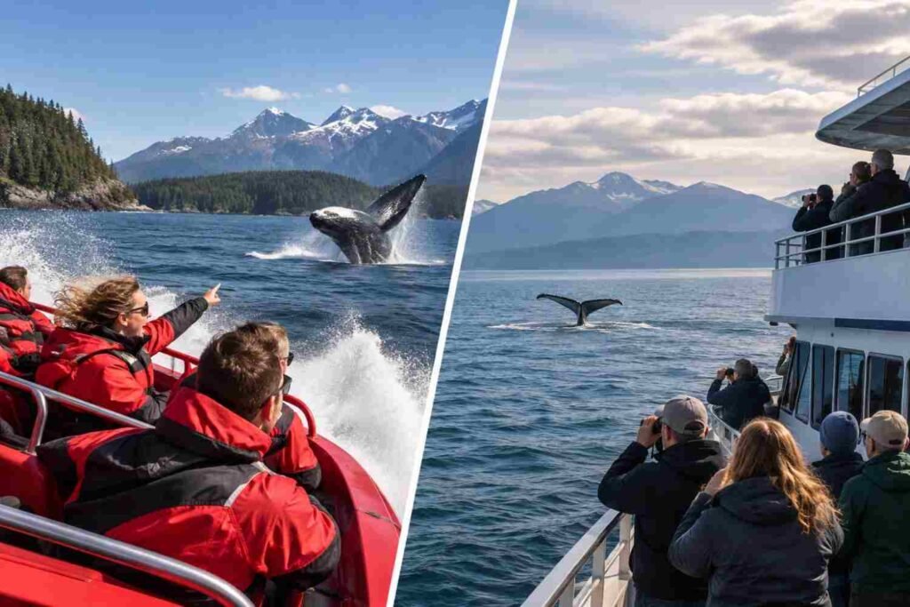 Comparing Jet Boat Whale Watching to Traditional Tours